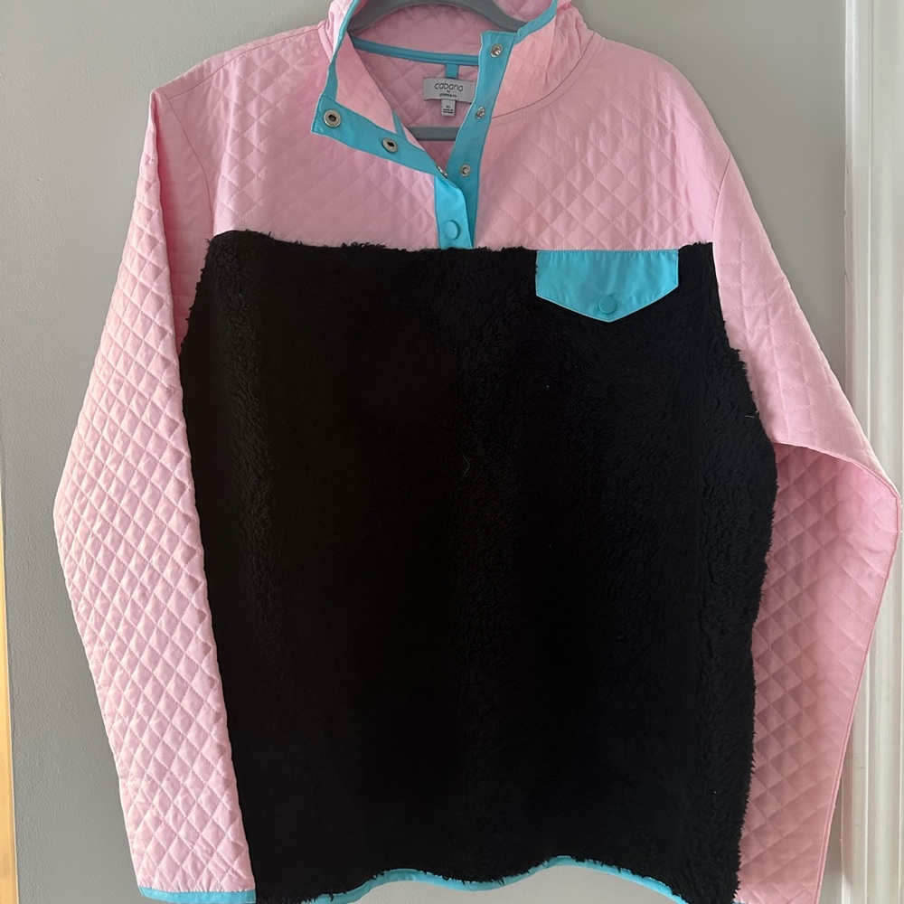 Quarter button up pullover